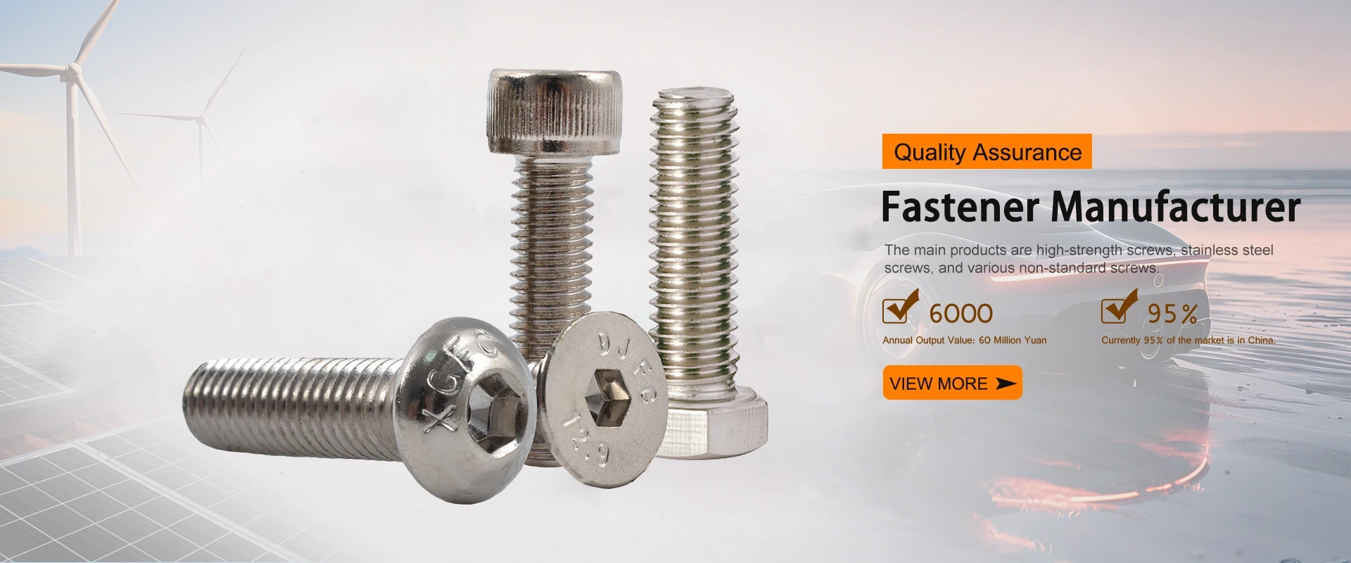 Bu lông đầu lục giác chất lượng cao